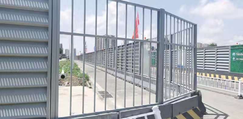 水满乡装配式百叶钢构围挡（合肥市政围挡）